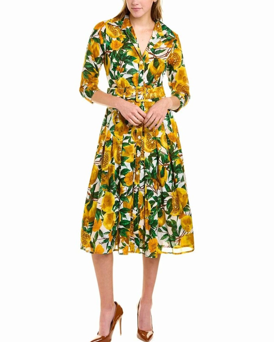 New * Cheap Samantha Sung Patricia Shirtdress Women Dresses