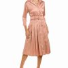 Best * New Samantha Sung Audrey 3 Silk Shirtdress Women Dresses