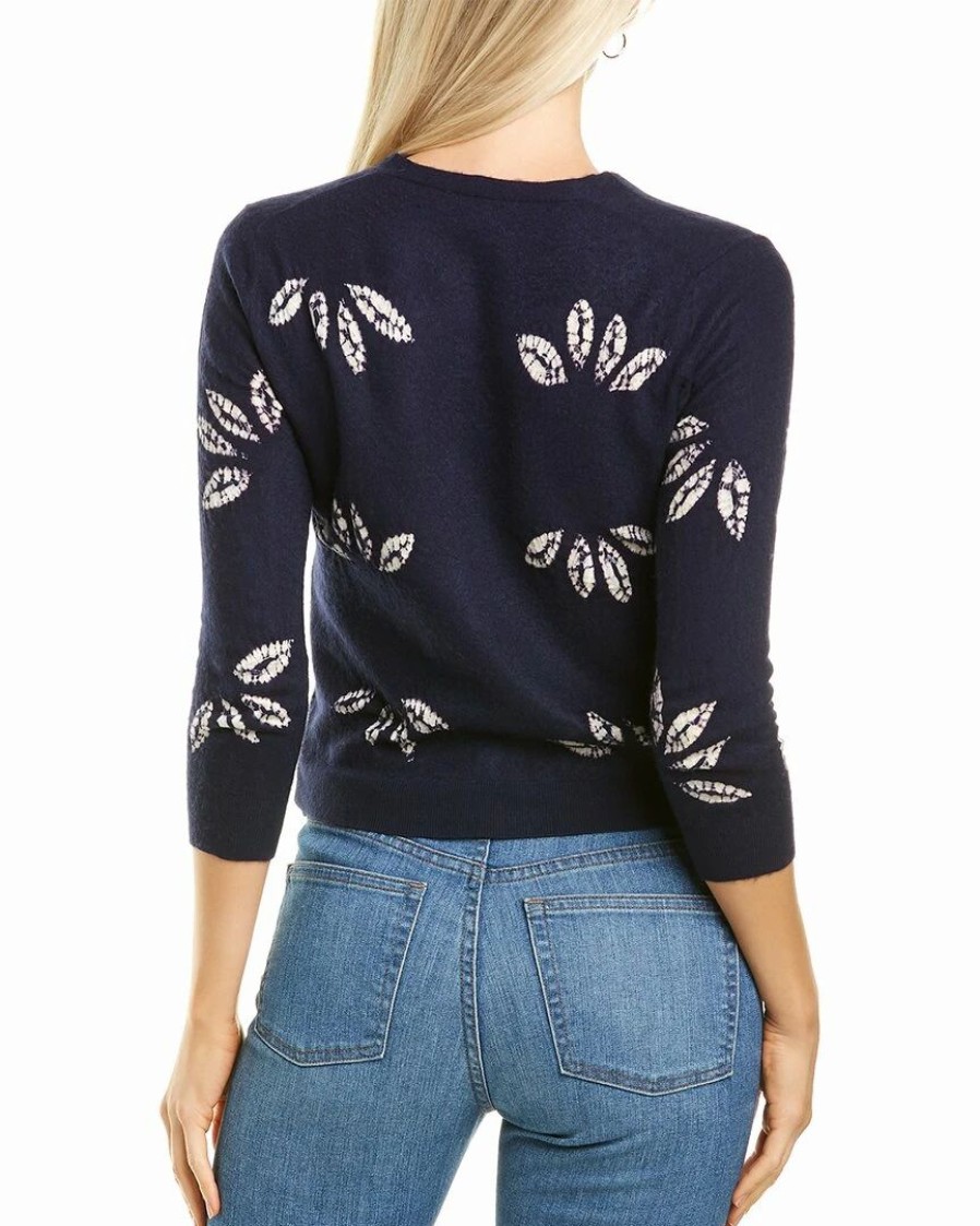 New * Deals Samantha Sung Silk & Cashmere-Blend Cardigan Women Sweaters & Knits