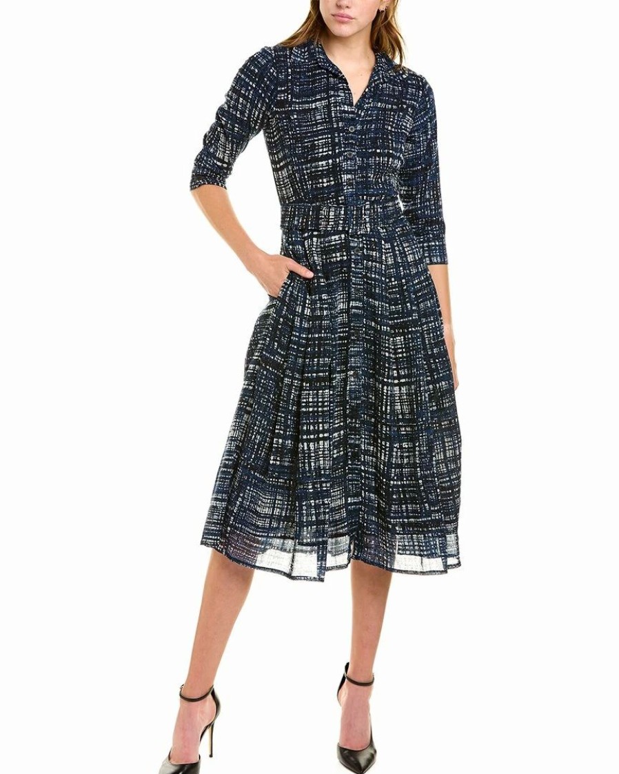 Wholesale * Deals Samantha Sung Patricia Wool Shirtdress Women Dresses