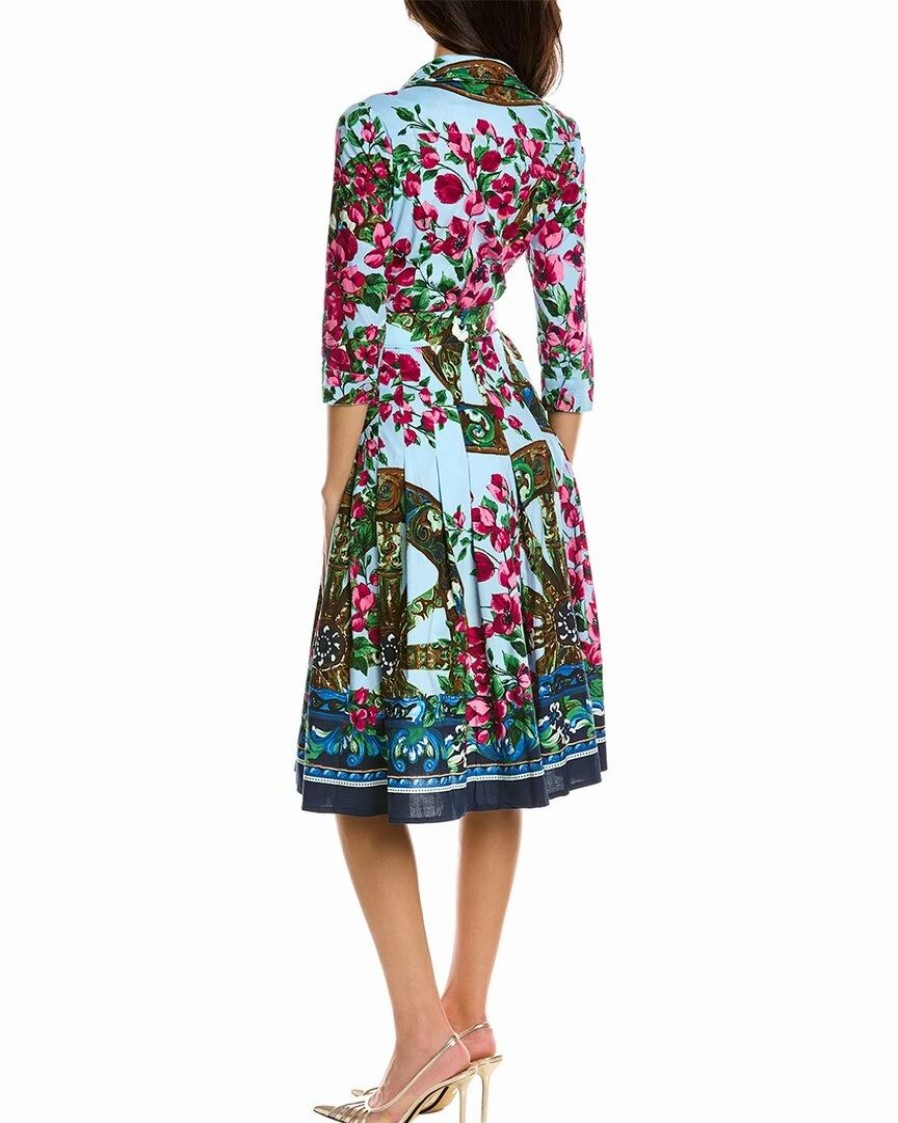 Wholesale * Flash Sale Samantha Sung Patricia Wool & Silk-Blend Shirtdress Women Dresses