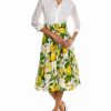 New * Flash Sale Samantha Sung Audrey Contrast Shirtdress Women Dresses