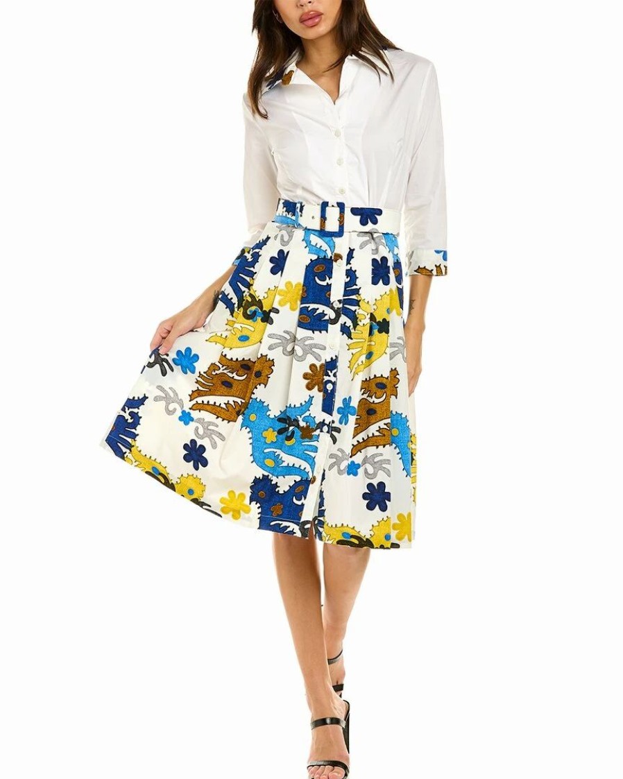 Online * New Samantha Sung Avery Shirtdress Women Dresses