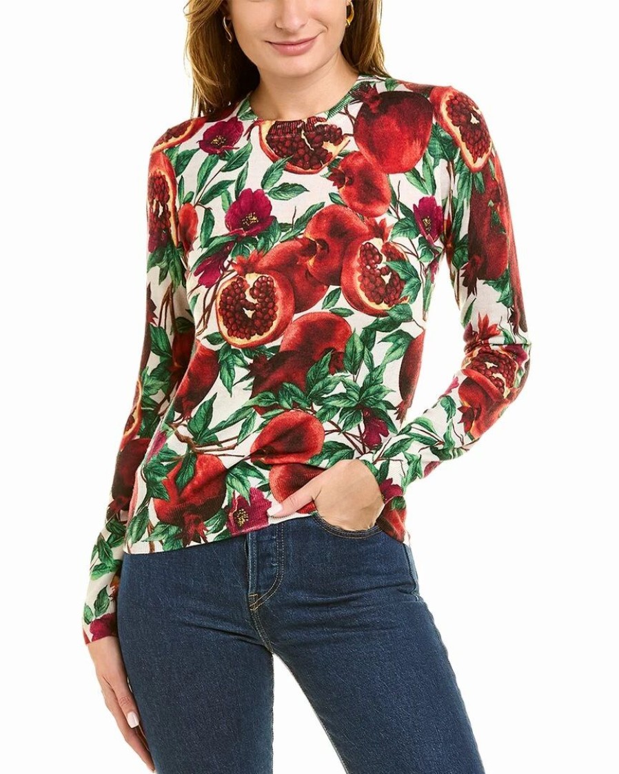 Hot * Budget Samantha Sung Charlotte Silk & Cashmere-Blend Sweater Women Sweaters & Knits