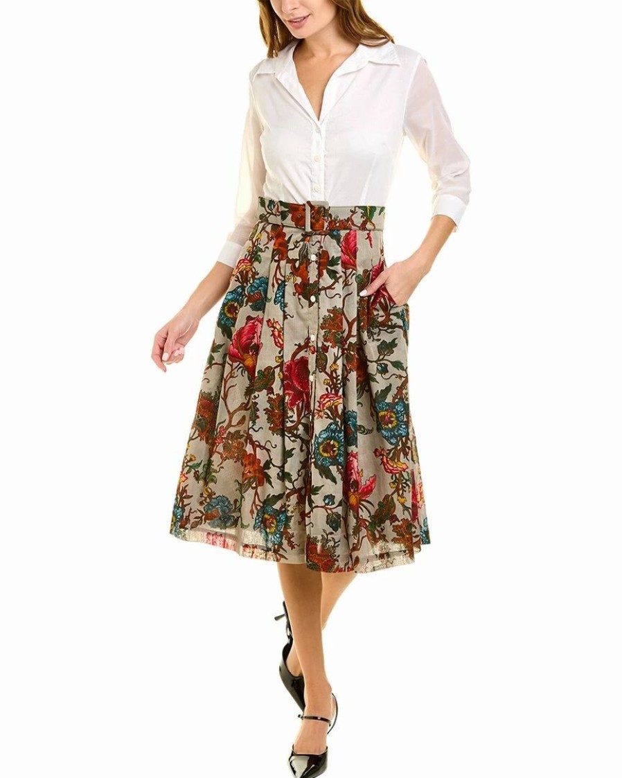 Hot * Coupon Samantha Sung Audrey Contrast Midi Shirtdress Women Dresses