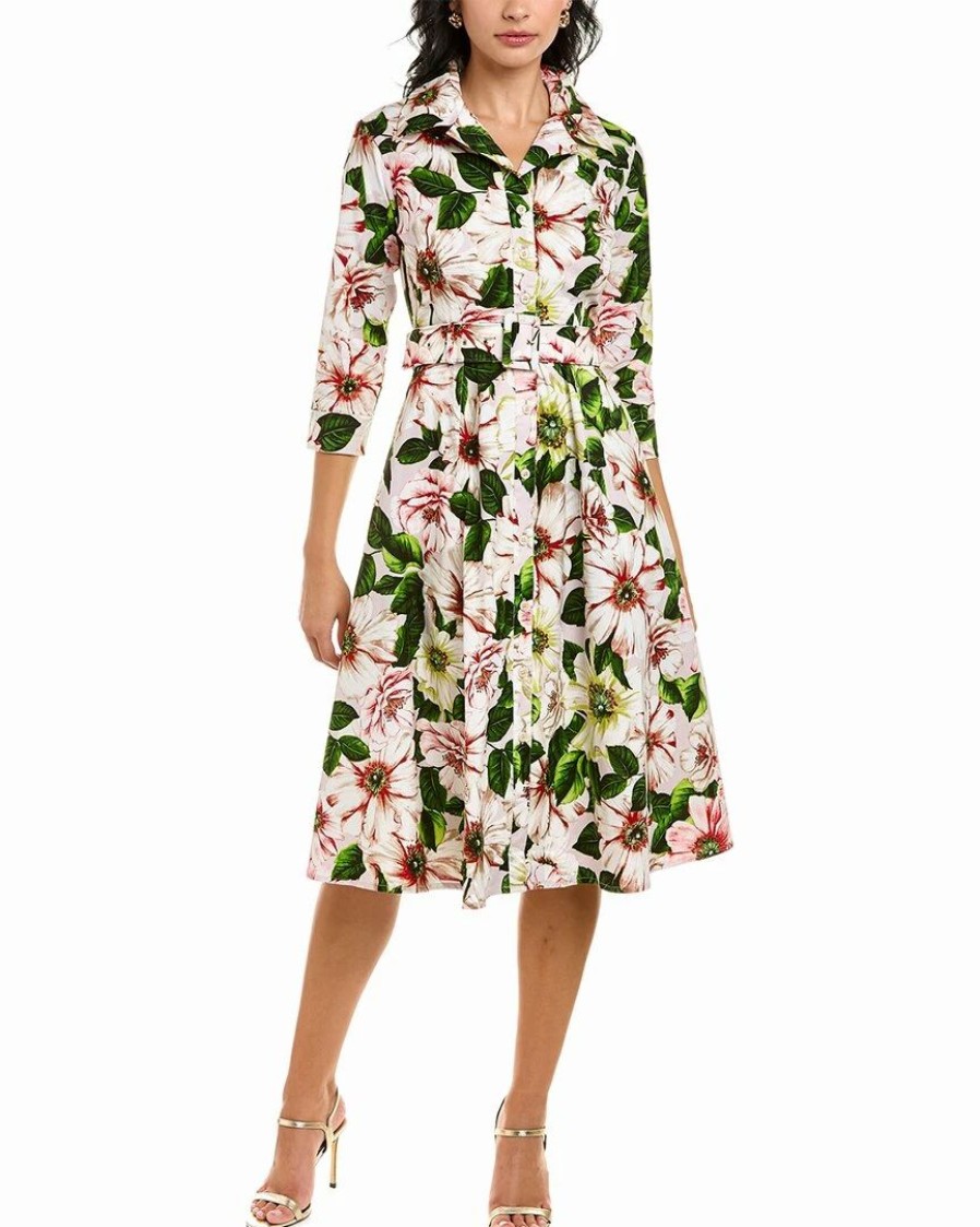 Best * Deals Samantha Sung Abel Shirtdress Women Dresses