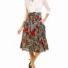 Clearance * Cheap Samantha Sung Audrey Contrast Midi Shirtdress Women Dresses