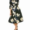 Online * Discount Samantha Sung Abel Silk Shirtdress Women Dresses