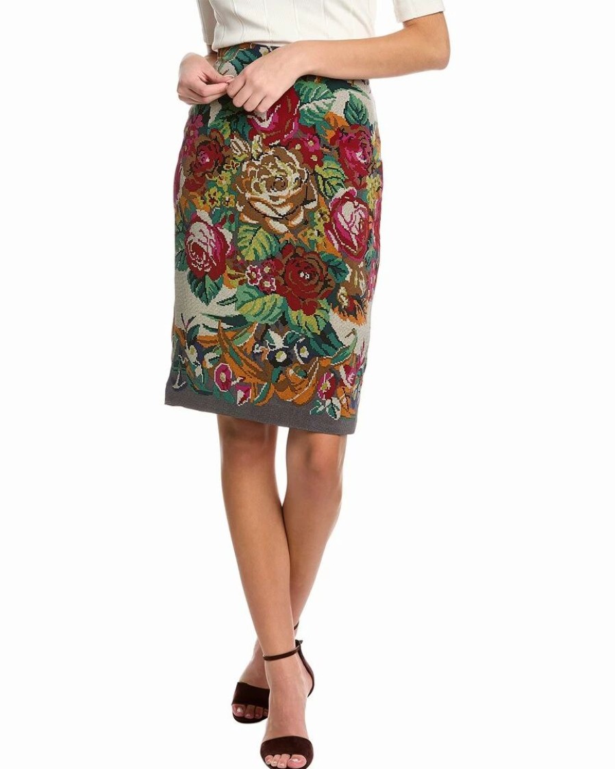 Hot * Buy Samantha Sung Chloe Silk Pencil Skirt Women Skirts