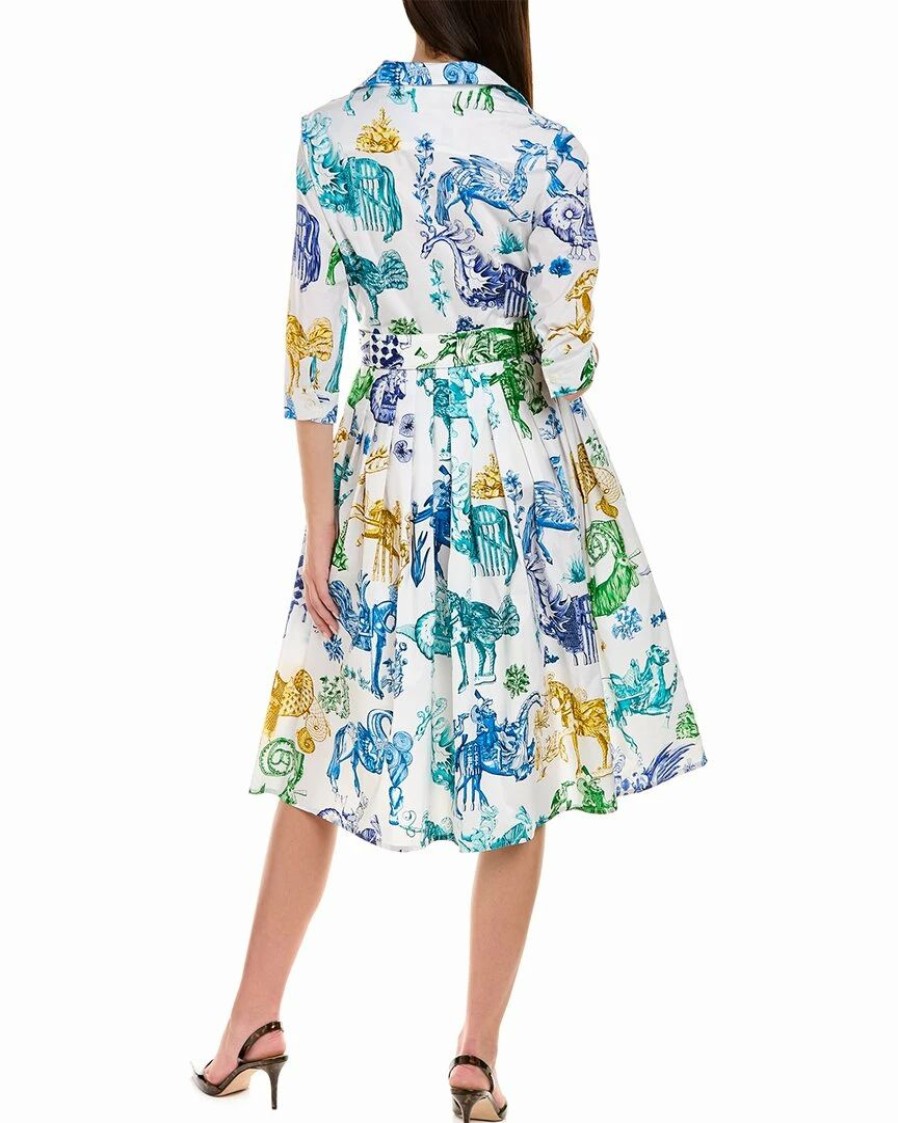 Hot * Wholesale Samantha Sung Audrey 2 3/4-Sleeve Shirtdress Women Dresses