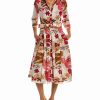 New * Best Reviews Of Samantha Sung Audrey 3 Shirtdress Women Dresses