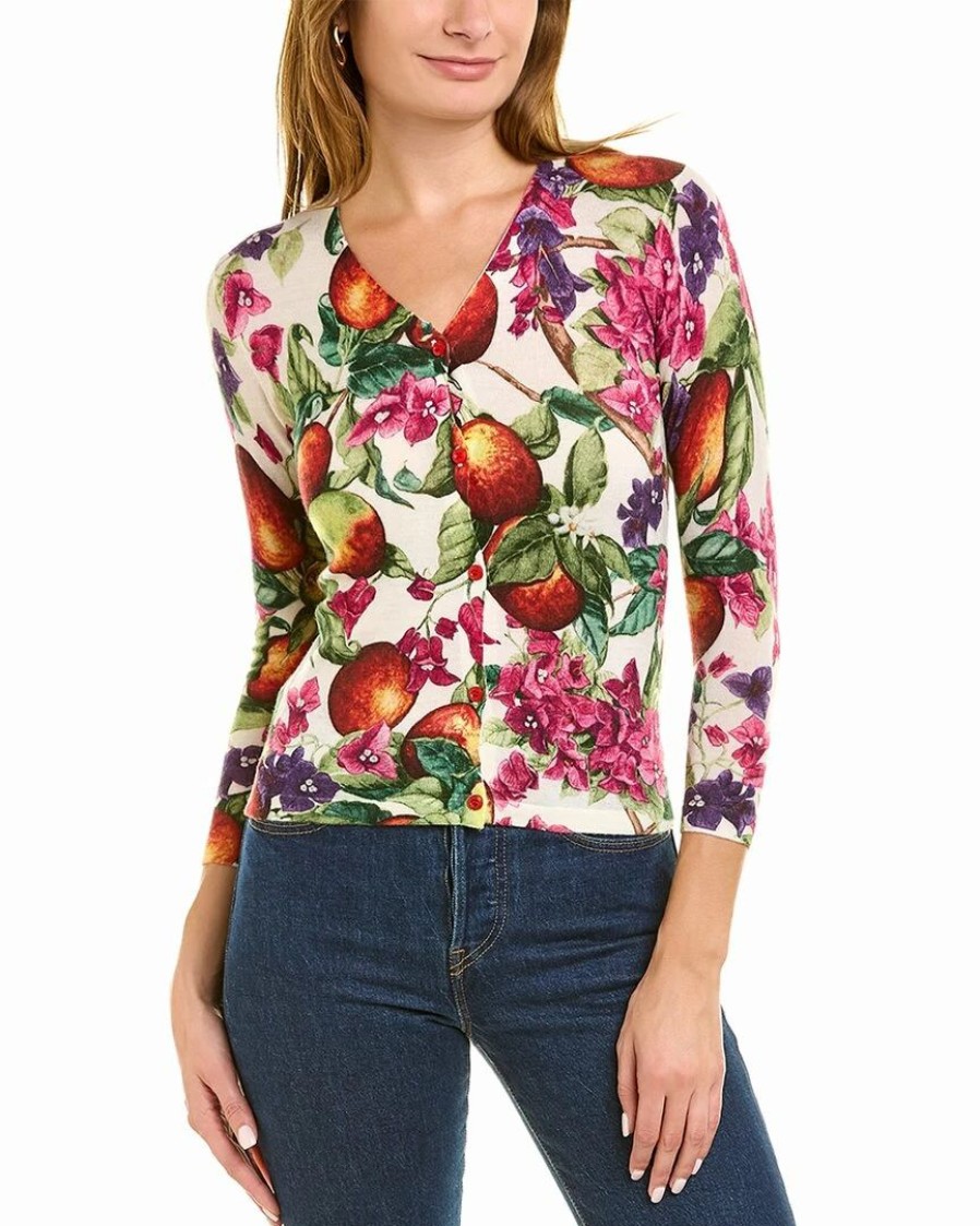 Best * Coupon Samantha Sung Charlotte Silk & Cashmere-Blend Sweater Women Sweaters & Knits