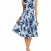 New * Budget Samantha Sung Rachel Wool & Silk A-Line Dress Women Dresses