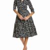 Wholesale * Top 10 Samantha Sung Patricia Wool & Silk-Blend Shirtdress Women Dresses