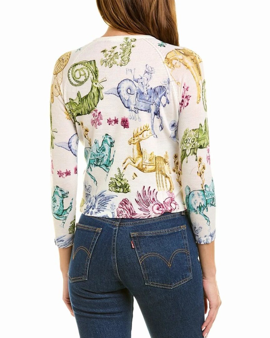 Wholesale * Best Sale Samantha Sung Lynette Silk & Cashmere-Blend Cardigan Women Sweaters & Knits