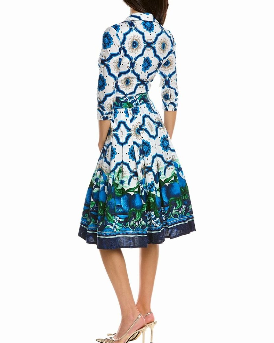 Online * Cheapest Samantha Sung Patricia Wool & Silk-Blend Shirtdress Women Dresses