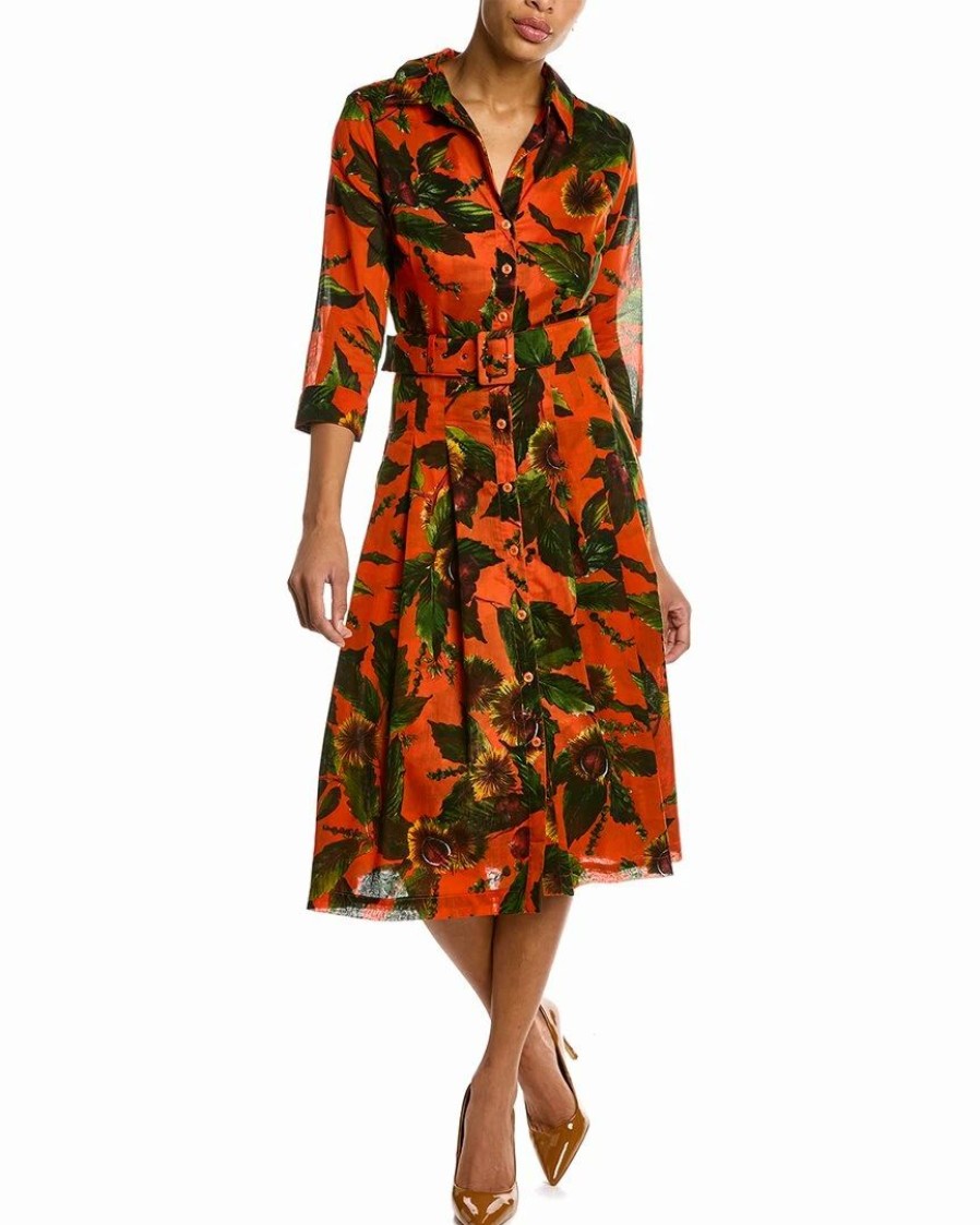 Wholesale * Wholesale Samantha Sung Audrey Contrast Shirtdress Women Dresses