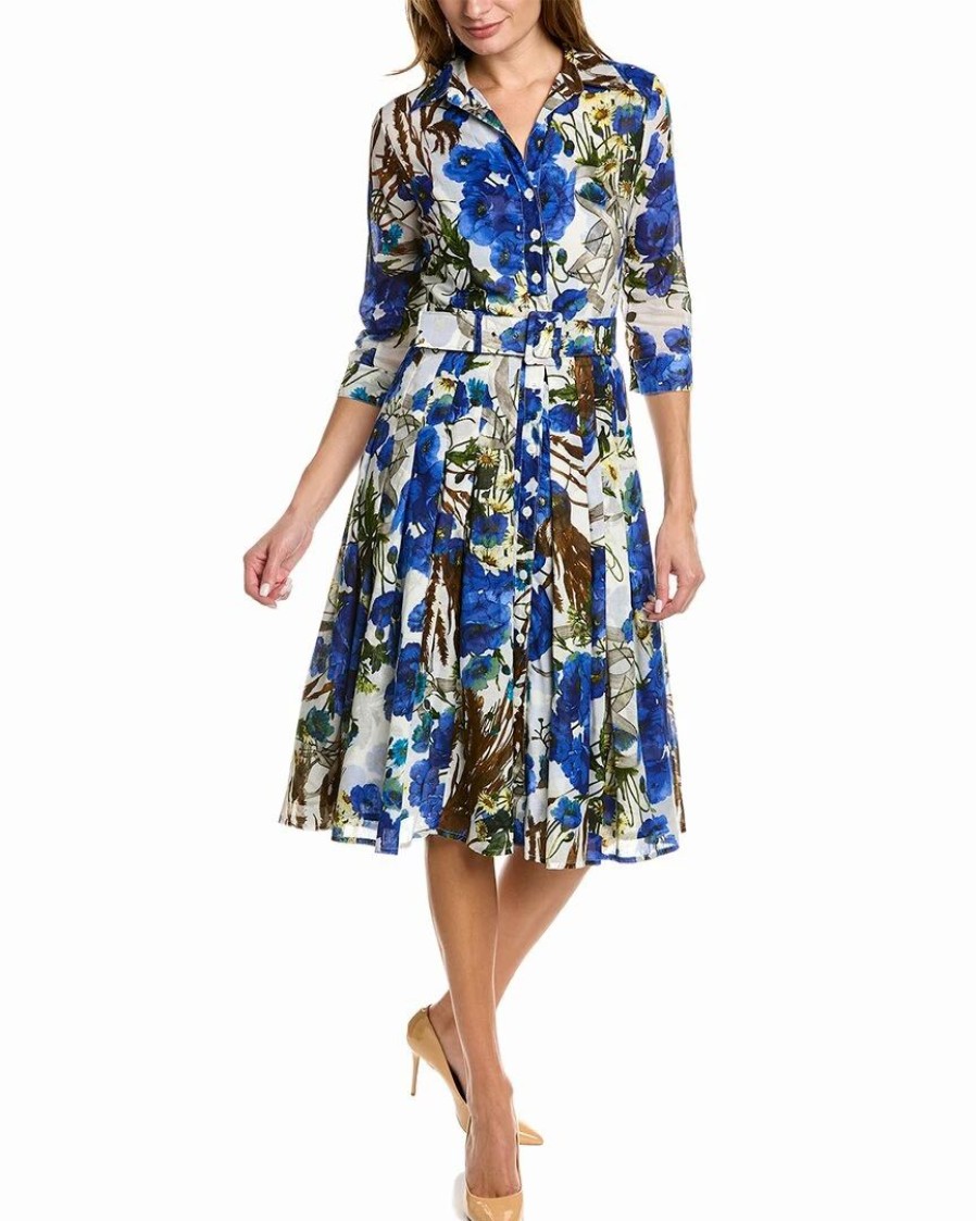 New * Promo Samantha Sung Patricia Shirtdress Women Dresses