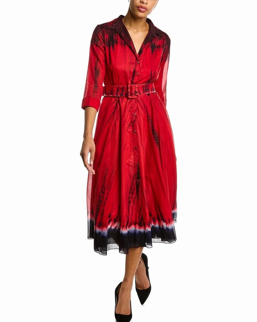 New * Best Reviews Of Samantha Sung Avenue Shirtdress Women Dresses