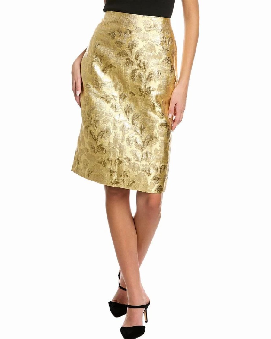 Clearance * Buy Samantha Sung Chloe Silk Pencil Skirt Women Skirts