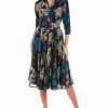 Clearance * Budget Samantha Sung Aster Midi Dress Women Dresses