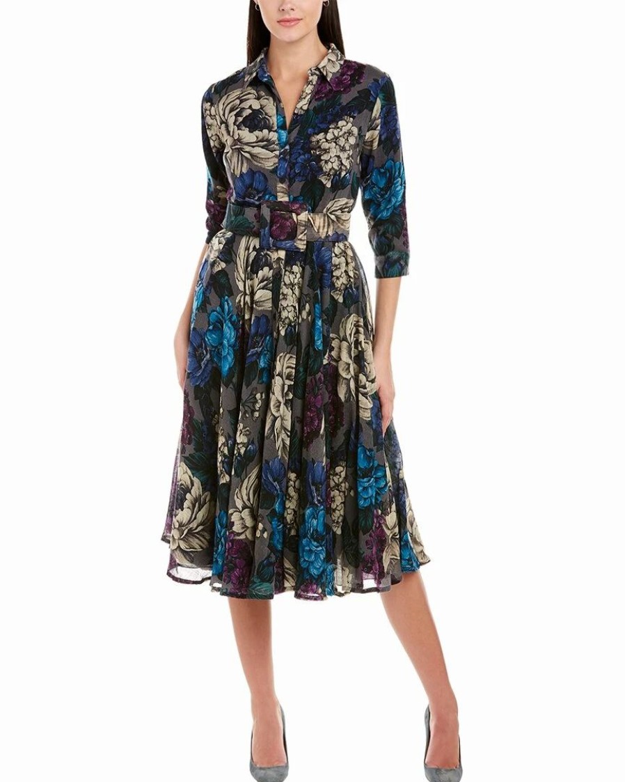 Clearance * Budget Samantha Sung Aster Midi Dress Women Dresses