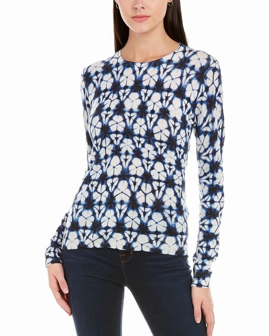 New * Brand New Samantha Sung Charlotte Silk & Cashmere-Blend Pullover Women Sweaters & Knits