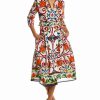 New * Promo Samantha Sung Audrey 3 Shirtdress Women Dresses