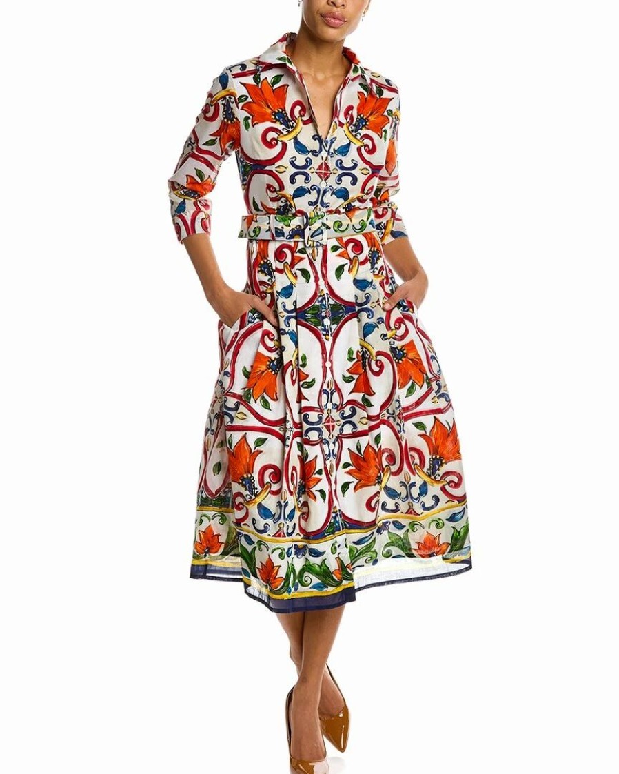 New * Promo Samantha Sung Audrey 3 Shirtdress Women Dresses