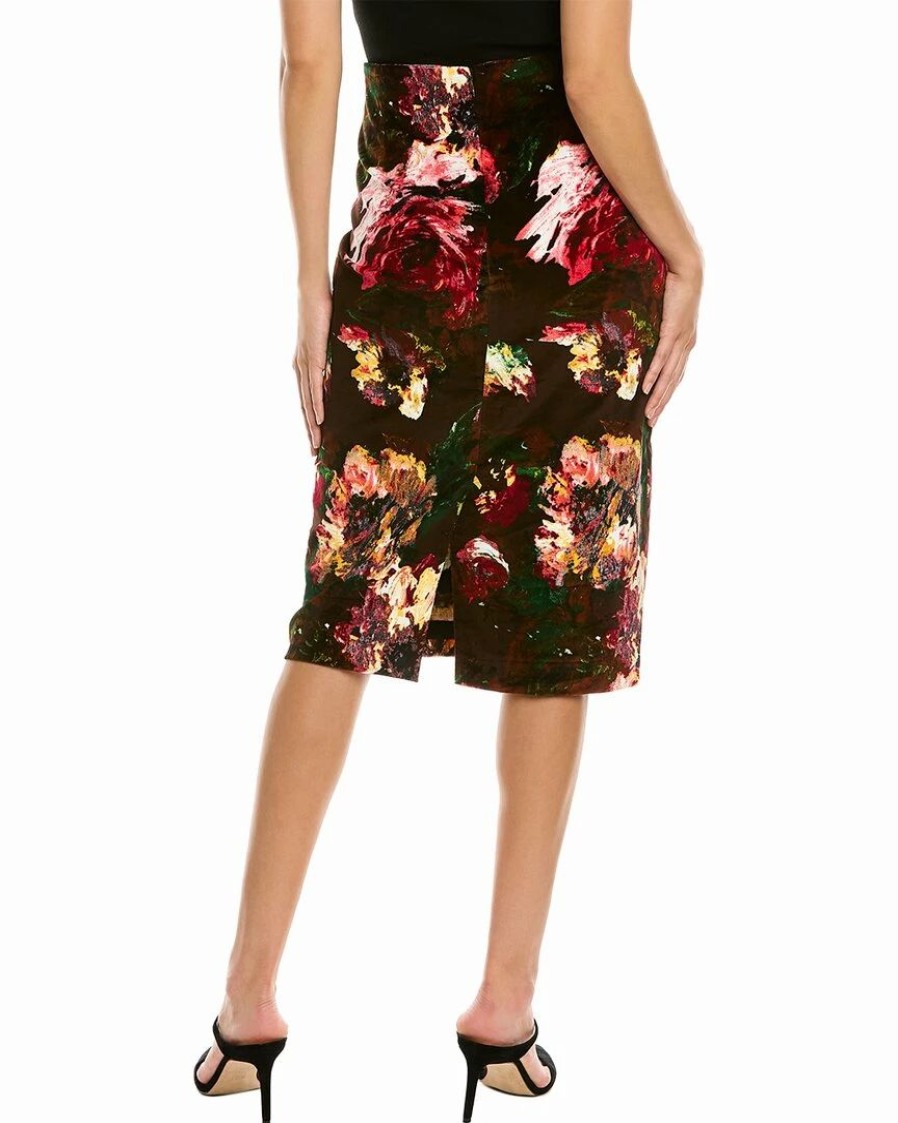 Best * Wholesale Samantha Sung Chloe Wool & Silk-Blend Skirt Women Skirts