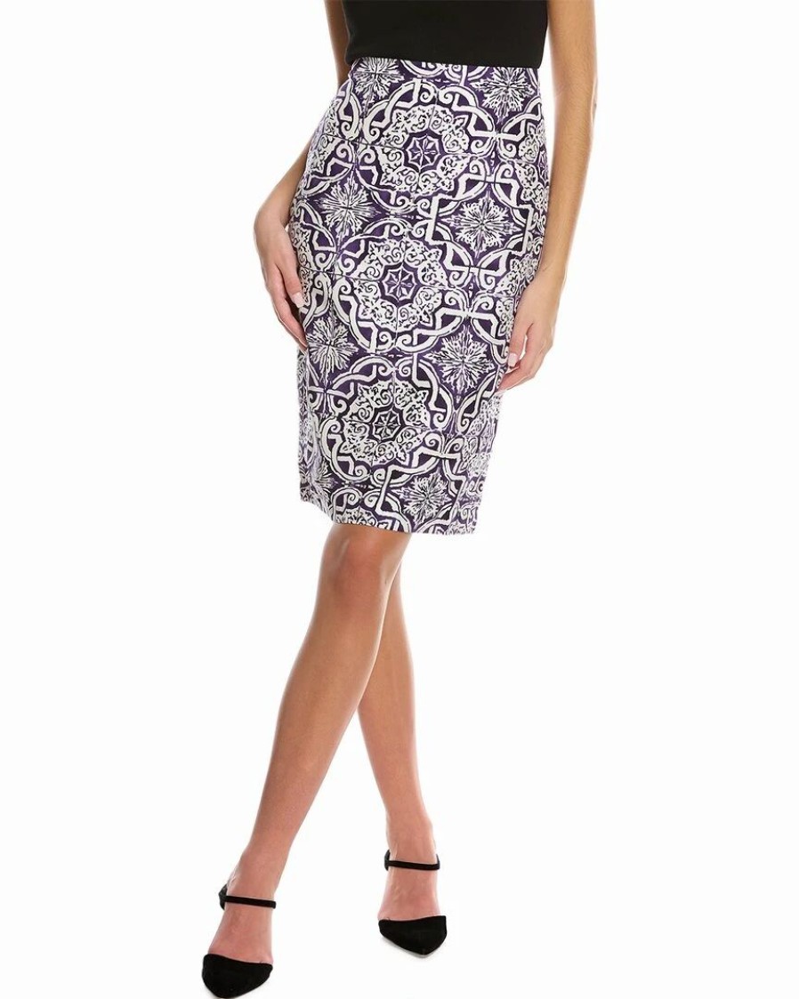 Hot * Best Sale Samantha Sung Chloe Silk Pencil Skirt Women Skirts